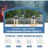 GSPSCN OEM QUALITY 26''+16'' Premium Original Replacement Windshield Wiper Blades,Quiet and Durable Stable High Performance All-Season Auto Wiper