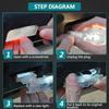 CGANEI1 2Pcs LED Car Door Welcome Lights For Nissan Teana J31 2003 2004 -2018 2018 2020 2021 2022 Navara Nismo Projector Accessories