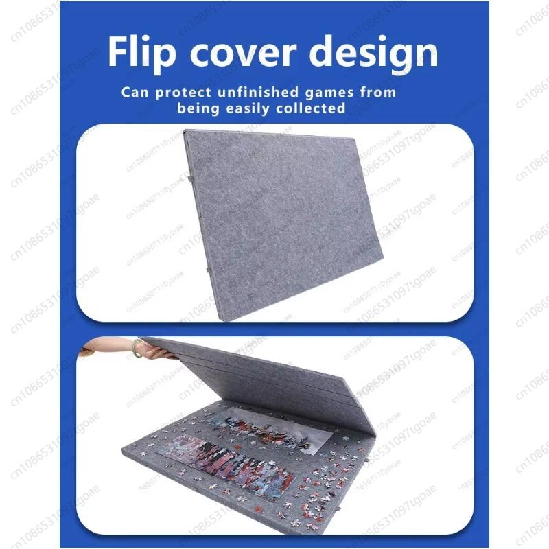 Y YY New Puzzle Classification Felt Board Drawer Foldable Convenient 6 Drawer Bracket Puzzle Board