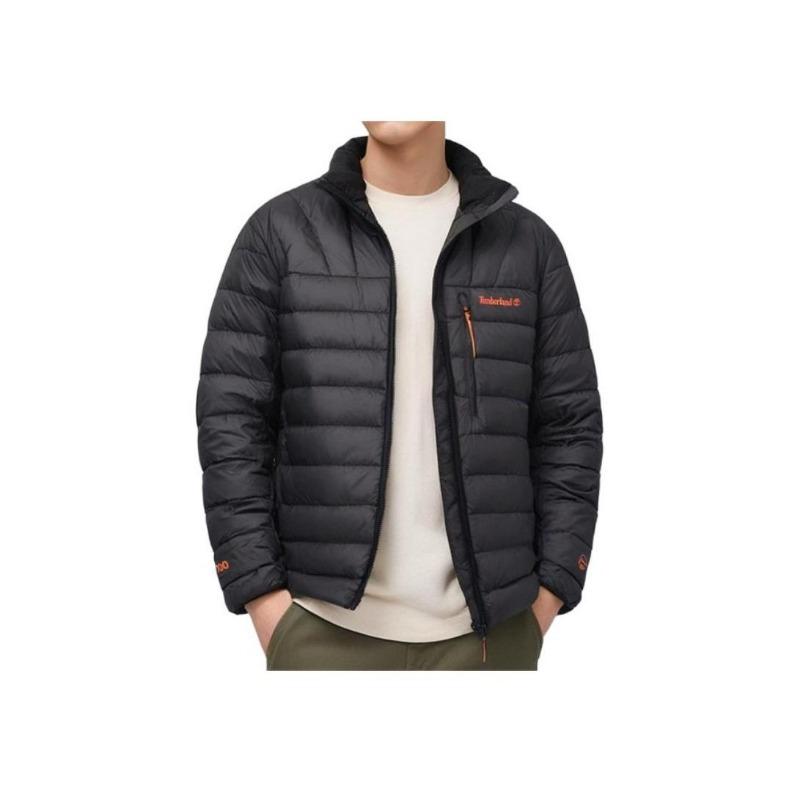 Timberland Water-Resistant Lightweight Stand Collar Down Jacket Men Jackets Black A6687-001