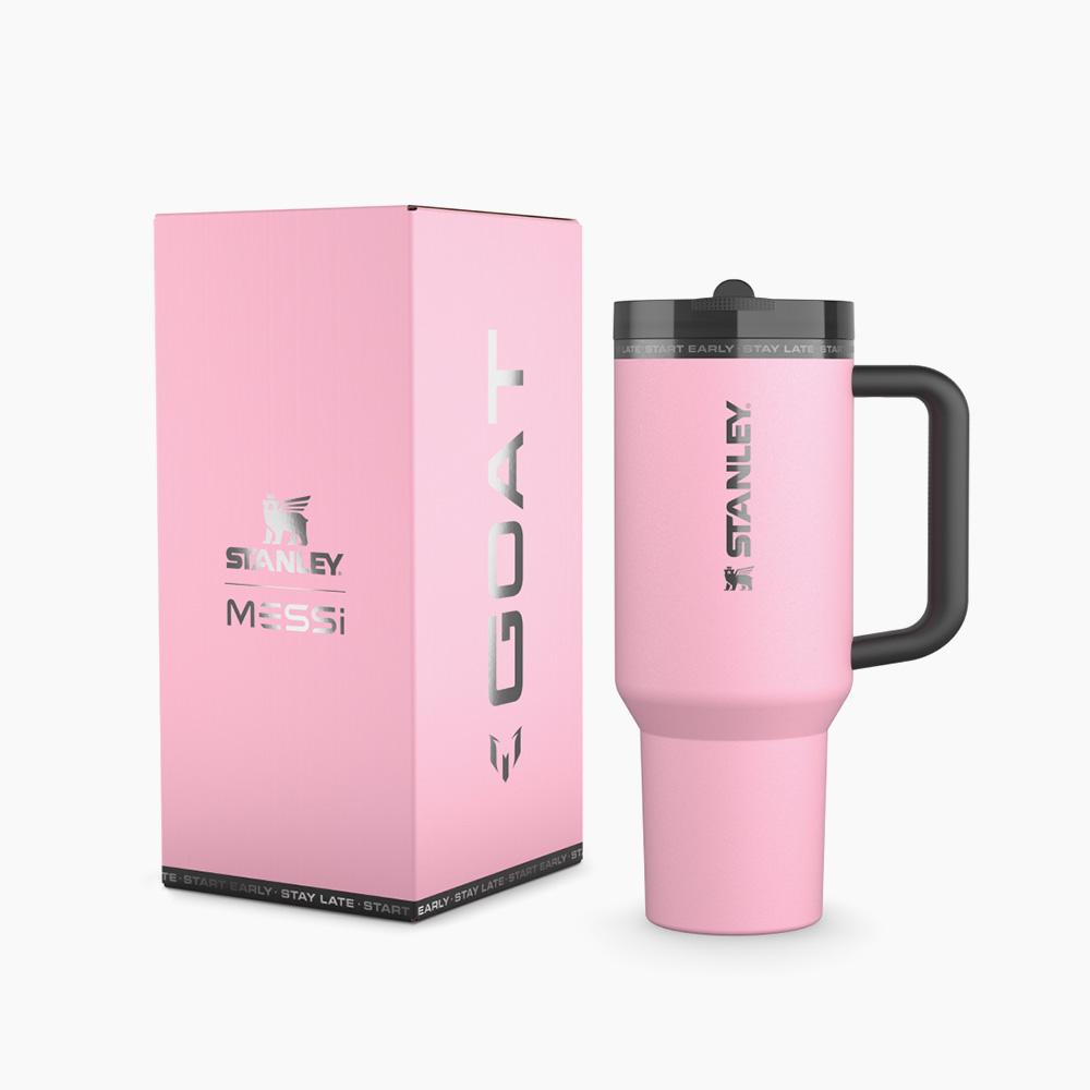 Stanley Quencher ProTour Flip Straw Tumbler 1.18L Goat Pink Insulated Travel Cup 1.18L