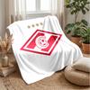 Spartak Moscow Theme Blanket Soft Flannel Fleece Blanket Warm Lightweight Throw Blanket for Home Sofa Bed