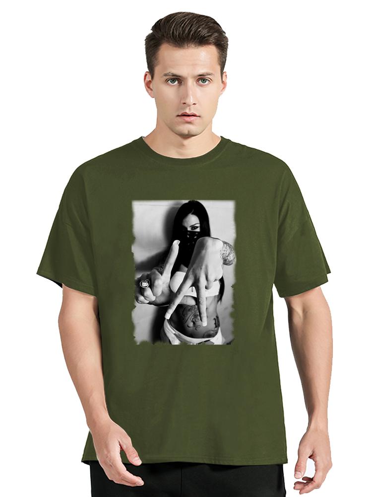 

T Shirt Girl La Los Angeles Cali California Bandana Gangsta Gangster Fashion T-shirt Men Cotton Tshirt Clothing Oversized Tees 4XL