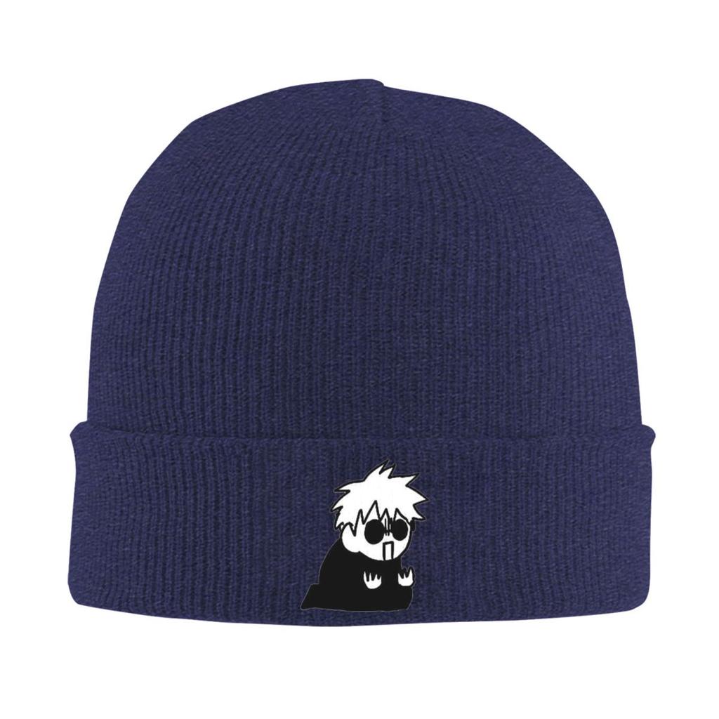 Gojo Manga Kawaii Japanese Anime Warm Knitted Cap Fashion Bonnet Hat Autumn Winter Outdoor Beanies Hats for Unisex Adult