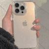 "Glitter Transparent Phone Case for iPhone 11/12/13/14/15/14PRO: Smooth and Dirt-Resistant"