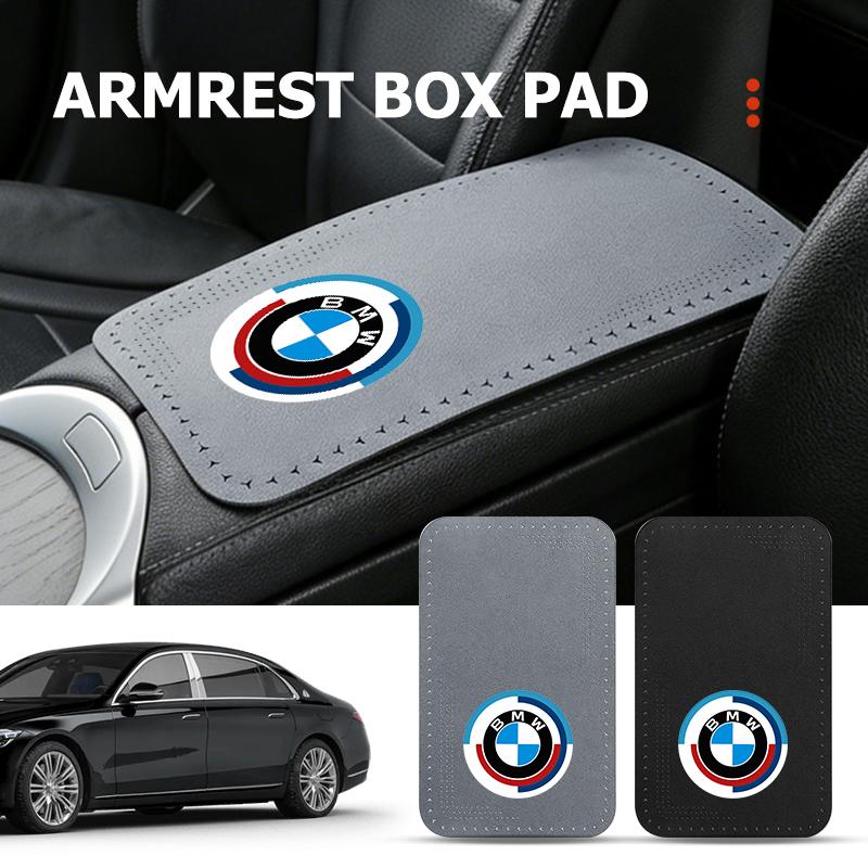Car Seat Center Console Arm Rest Mat Leather Armrest Pad For BMW X3 X5 M5 M3 E46 E90 E60 F10 E39 F30 E36 G30 E87 E70 FF46
