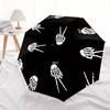 1pc Skele Hands Automatic Open 8-Rib Windproof Umbrella, Travel & Commuting, Suitable for All Seasons, Lightweight Portable, E