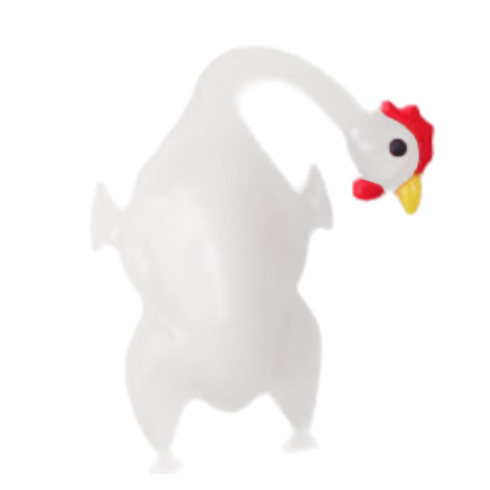 

Funny Color-changing Roast Duck Keychain Pendant UV Light-Sensitive Fun Car Hanging Decor Cartoon Animal Keychain Gifts