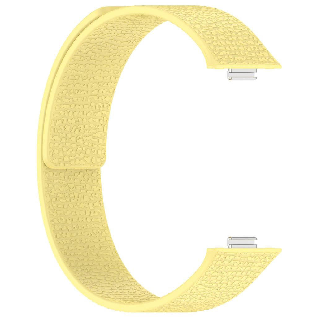 Lychee-patterned Strap for Huawei watch fit 5 5pro  Magnetic silicone loop Band for Huawei watch fit 3 4 4Pro sport Bracelet