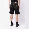 Shorts Y2K Jeans Harajuku Hip Hop Flying Dog Graphic Print Retro Blue Baggy Denim Gym Shorts Mens Womens High Waist Casual Short