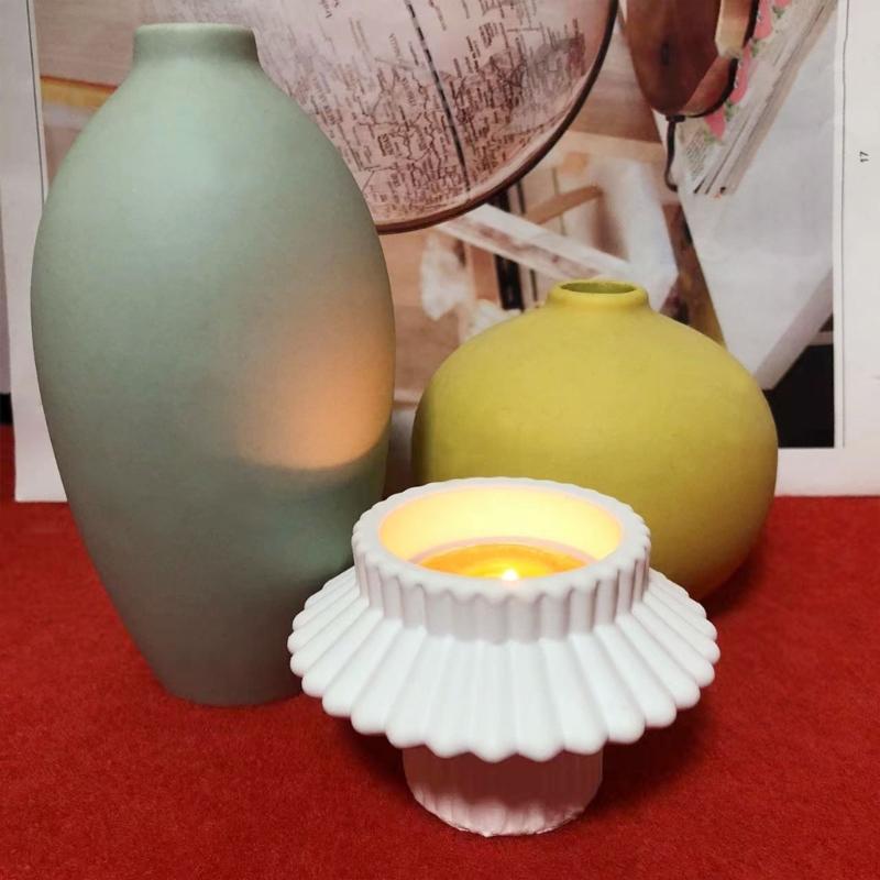 Handy Crystal Silicone Candle Holder Mold Stunning Candle Holders Creating Resin Moulds Professional Craft Silicone Mold