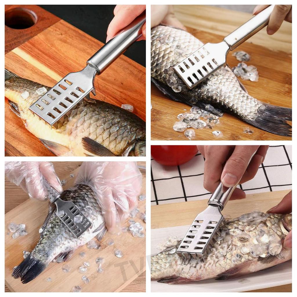 Fish Scale Removal Boner Set of 2 Tweezers Scaling Remover