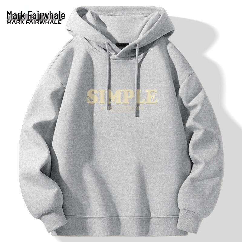 

Mark Fairwhale Men s Trendy Loose Hooded Sweatshirt XL