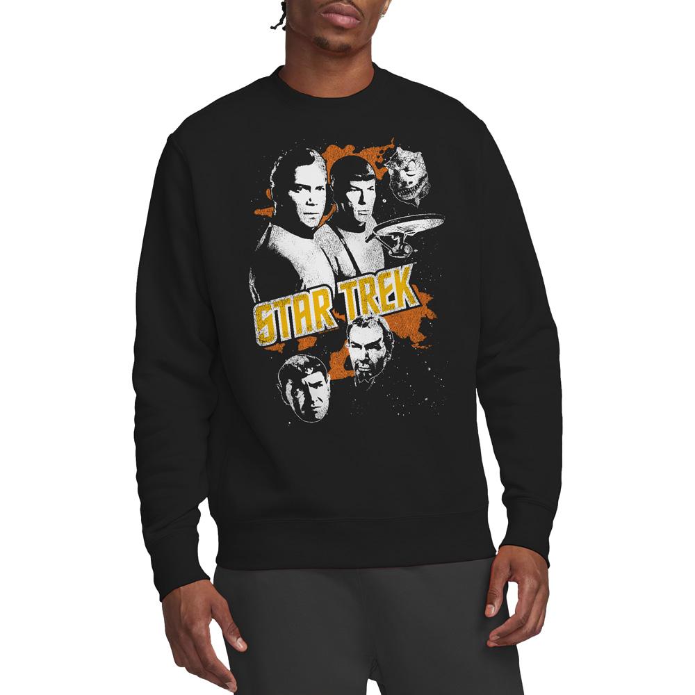 STAR TREK Unisex Adult Good Vs Evil Graphic Sweatshirt