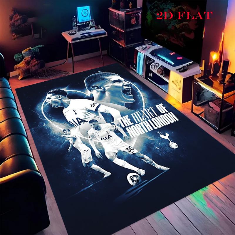 

Spurs team Carpet Rug for Living Room Bedroom Home Sofa Decoration,Kids play Nonslip Floor Mat 40x60cm( 15x23in )