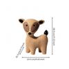Resin Figurine Decorative Feline Sculpture Indoor for Living Room