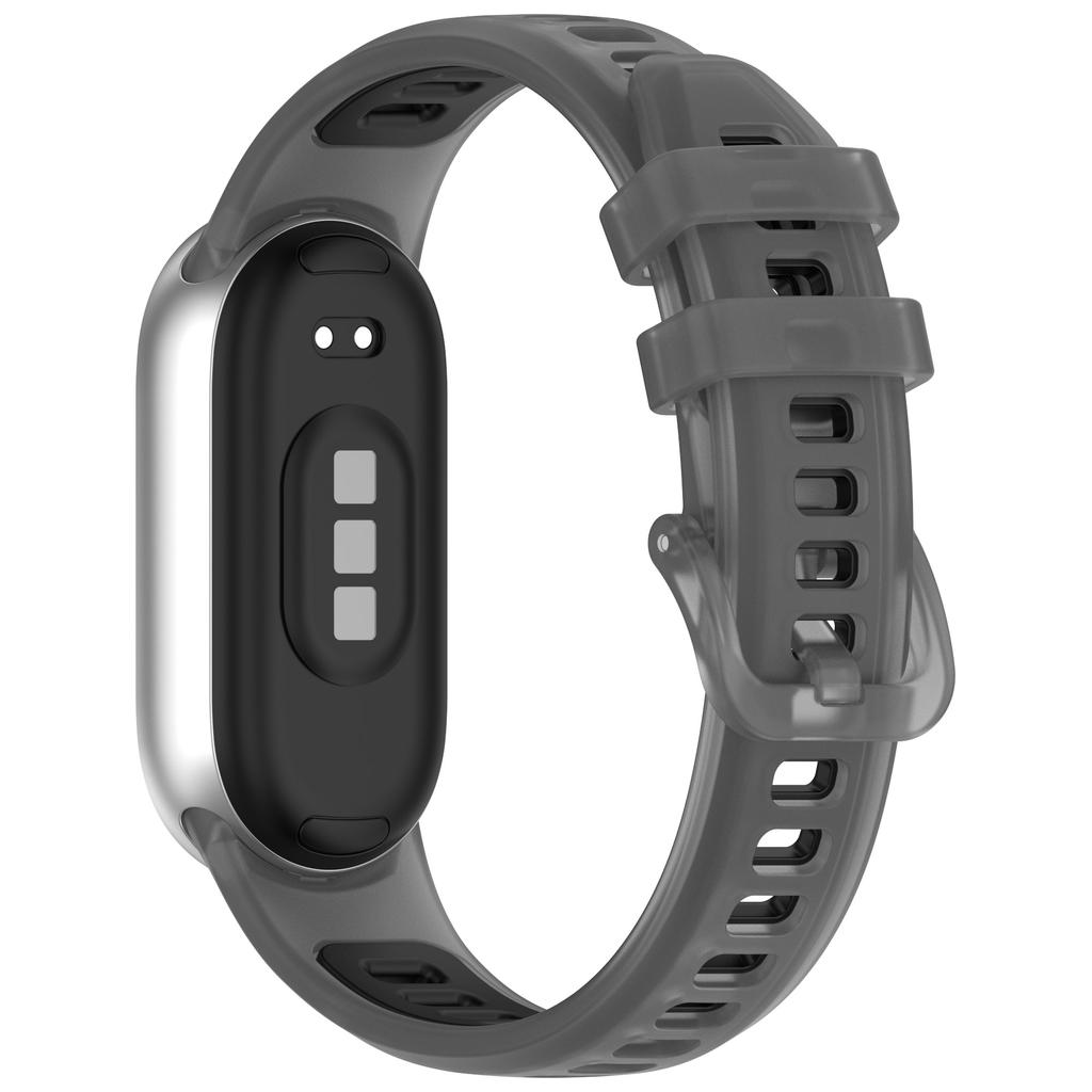 Sportliches atmungsaktives Silikon-Uhrenarmband für Xiaomi Band 8/9/10 Unisex Vielseitiges Ersatzarmband Mehrere Farben erhältlich