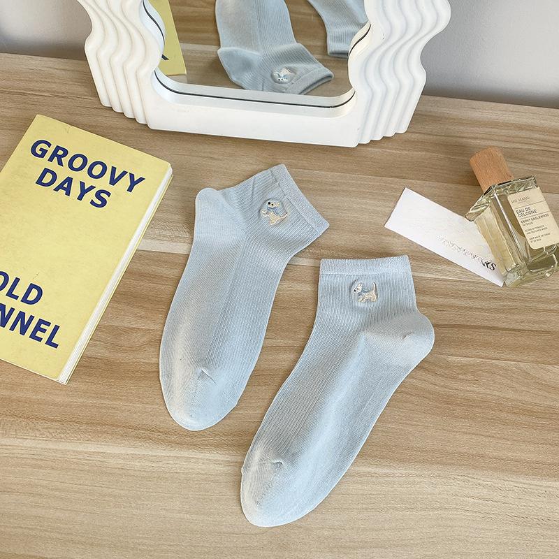 

Бесшовные носки, Женские летние хлопковые носки, Тонкие короткие носки, Защита от запаха, Защита от потливости, Антибактериальные, Влагоотводящие и дышащие короткие носки 1 pair