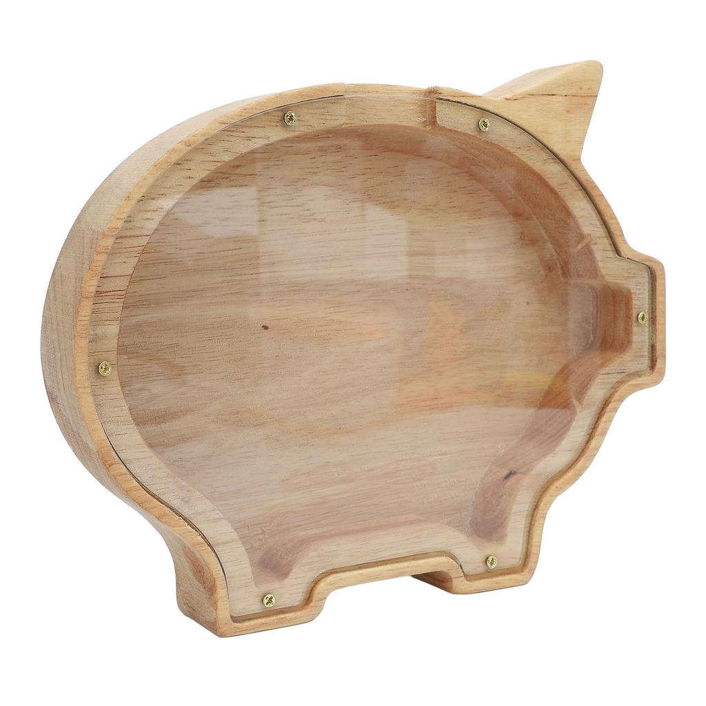 Animal   Bank Cute Cartoon Money Bank Wooden Animal Saving Box For Boys Girls and Adults