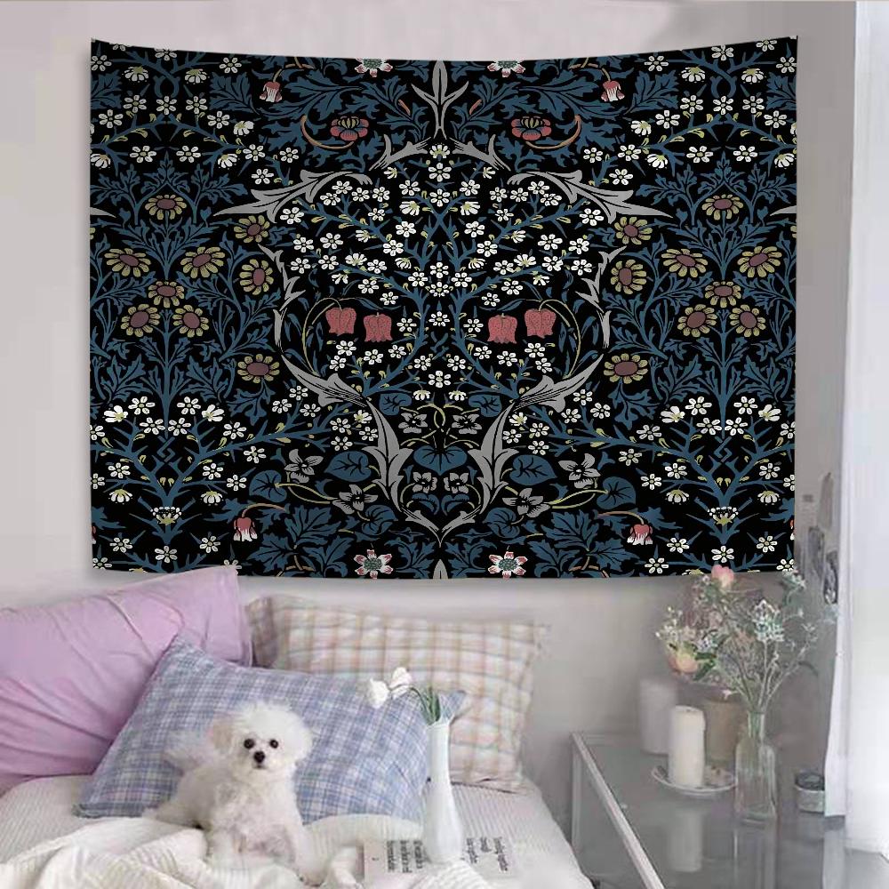 William Morris Wandteppich Kunst Druck Kunst Science Fiction Zimmer Heimdekor Heimdekor