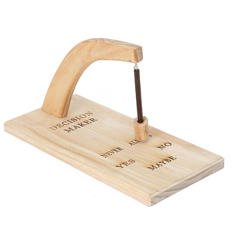Magnetisk Pendel Beslutningstaker, Pendelbrett med Svingende Pinner i Tre Ja Nei Kanskje, Raskt Beslutningsverktøy, Flott for Soverommet ditt