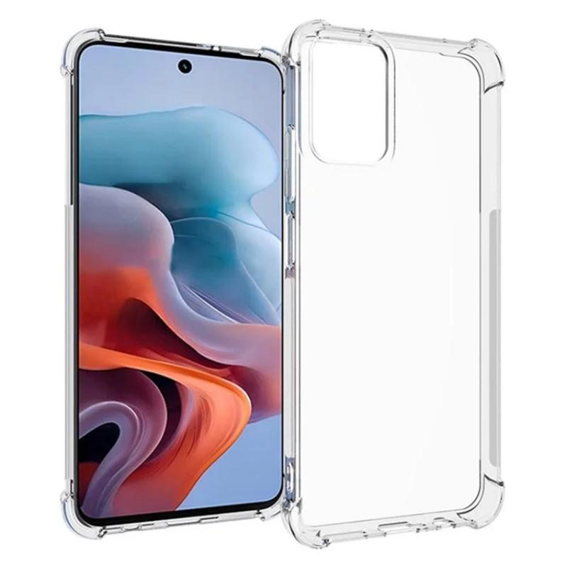 

For Motorola Moto G34 5G/Motorola Moto G45 5G Back Cover WANLONFENG TM Series 2.0mm Clear TPU Phone Case (Big Lens Hole) Transparent