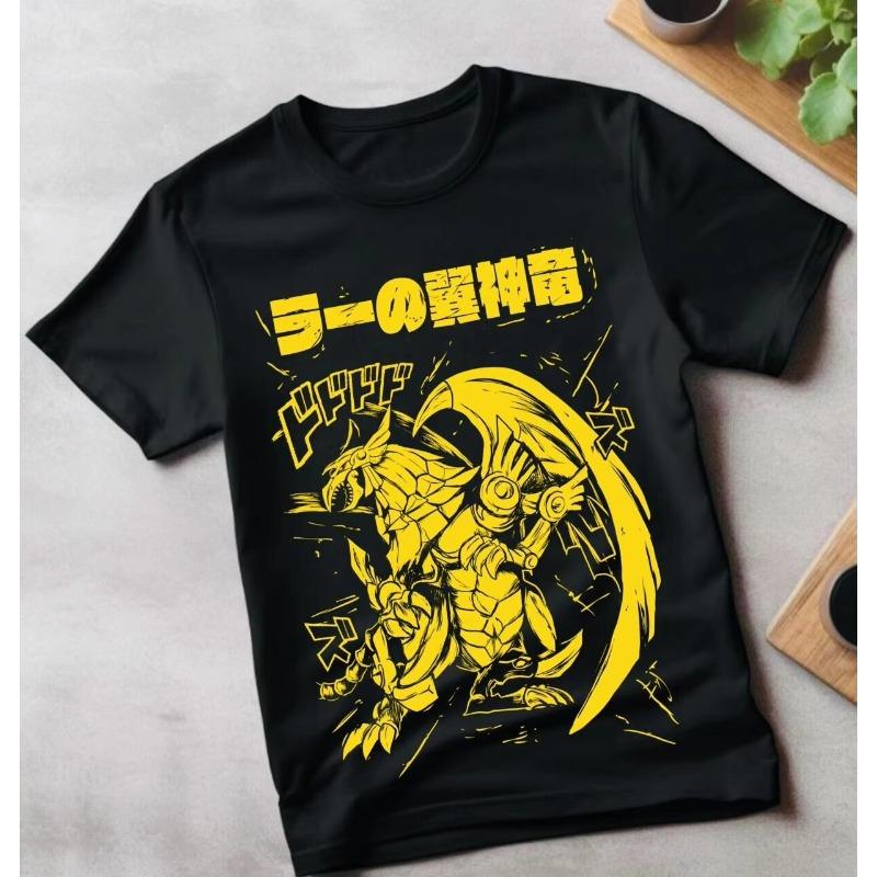 

Тренд Лето 2025 Косплей Нейтральная Черно-белая Футболка Крылатый Дракон Ра Yu Gi Oh Аниме Легенда Дракон Ями Марик Подарочная Футболка S