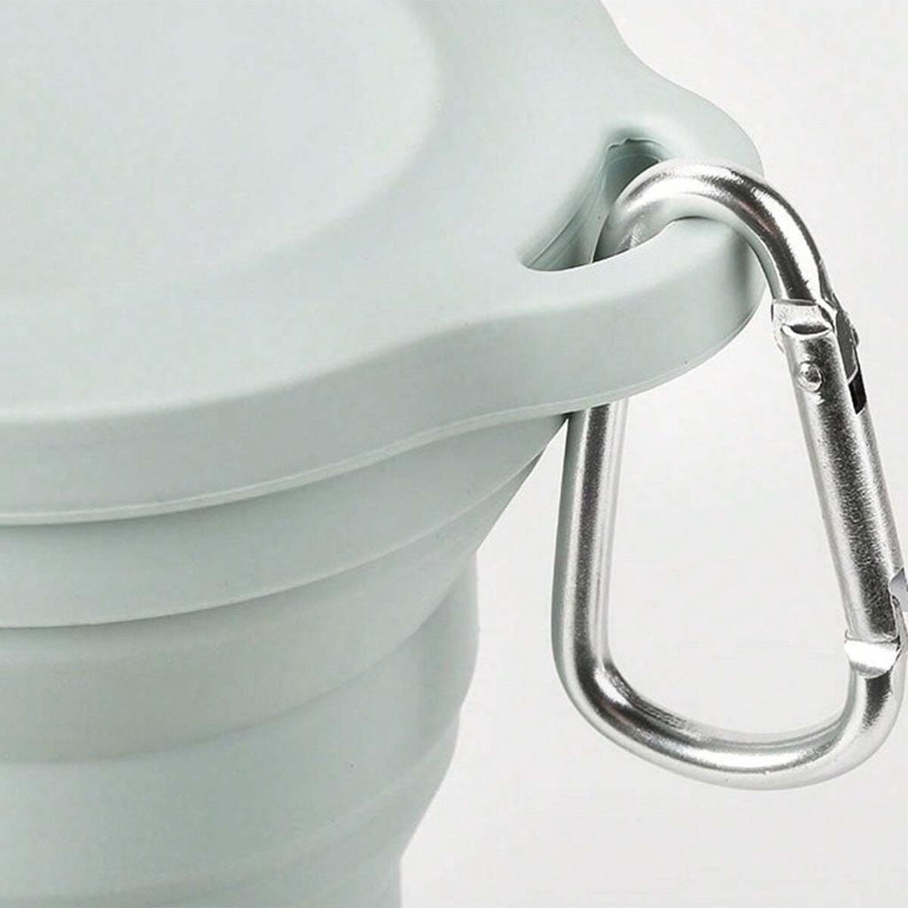 Outdoors Silicone Folding Cup with Hanging Hole Creative Water Cup Travel Portable Washing Cup Fashion Travel Silicone Cup