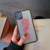 Custodia con Motivo Dio Drago Per iPhone 13 12 11 Pro Max XS Max XR X 12 Mini 7 8 Plus SE 2020 Nuova Cover Opaca Trasparente Bumper Antiurto