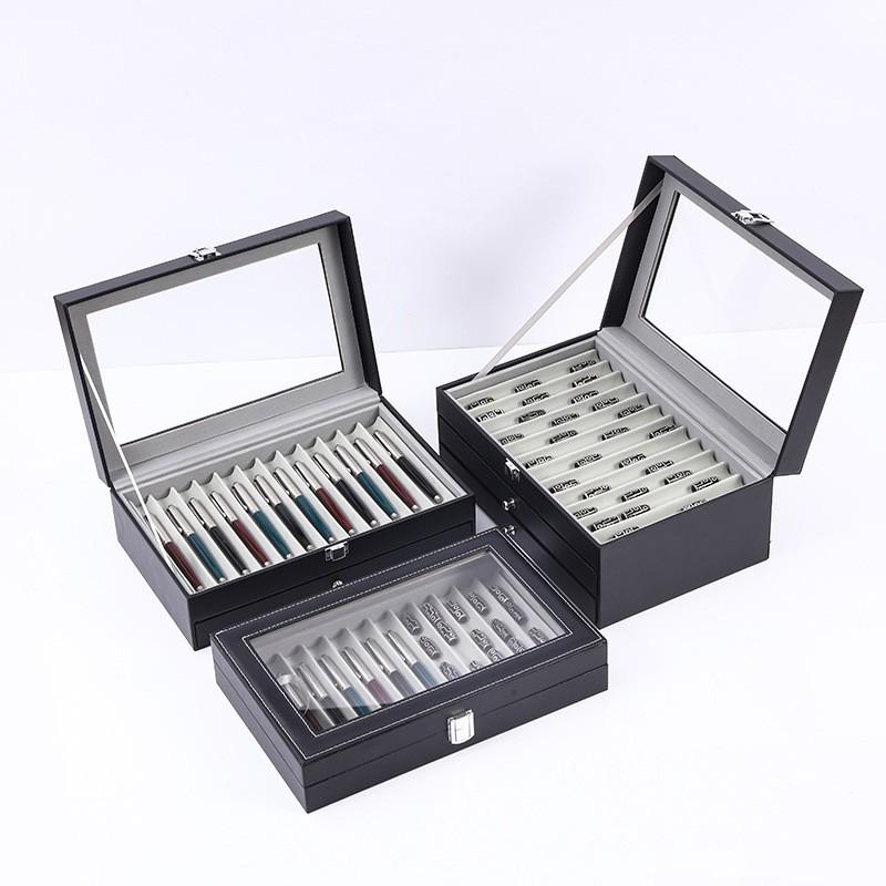 Wooden Desktop Organizer Box With Lid Beads Pens Small Collectibles - Modern Minimalist Storage Case
