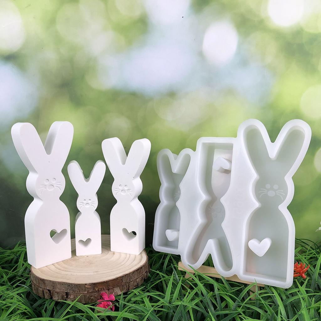 Practical Sturdy Silicone Mould Accessory for Rabbit Candle Holders Portable for Handmade Gifts and Home Accent