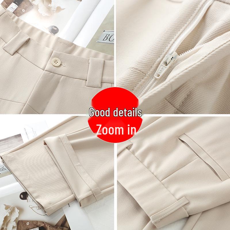 Women's Tencel Acetate Loose Fit Draping Casual Pants - Slimming, Versatile, Narrow To Wide Leg (Spring 2025)