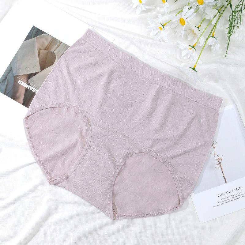 Big Size Female Summer Thin Style High Waist Belly Breathable No Trace Briefs