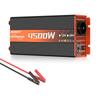 Pure Sine Wave Inverter DC 12V To AC 220V 50HZ EU Socket 4500W  Voltmeter Converter Transformer