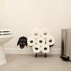 Cute Black Sheep Black Toilet Paper Handle, Novelty Toilet Paper Handle | Paper Handle (Black)