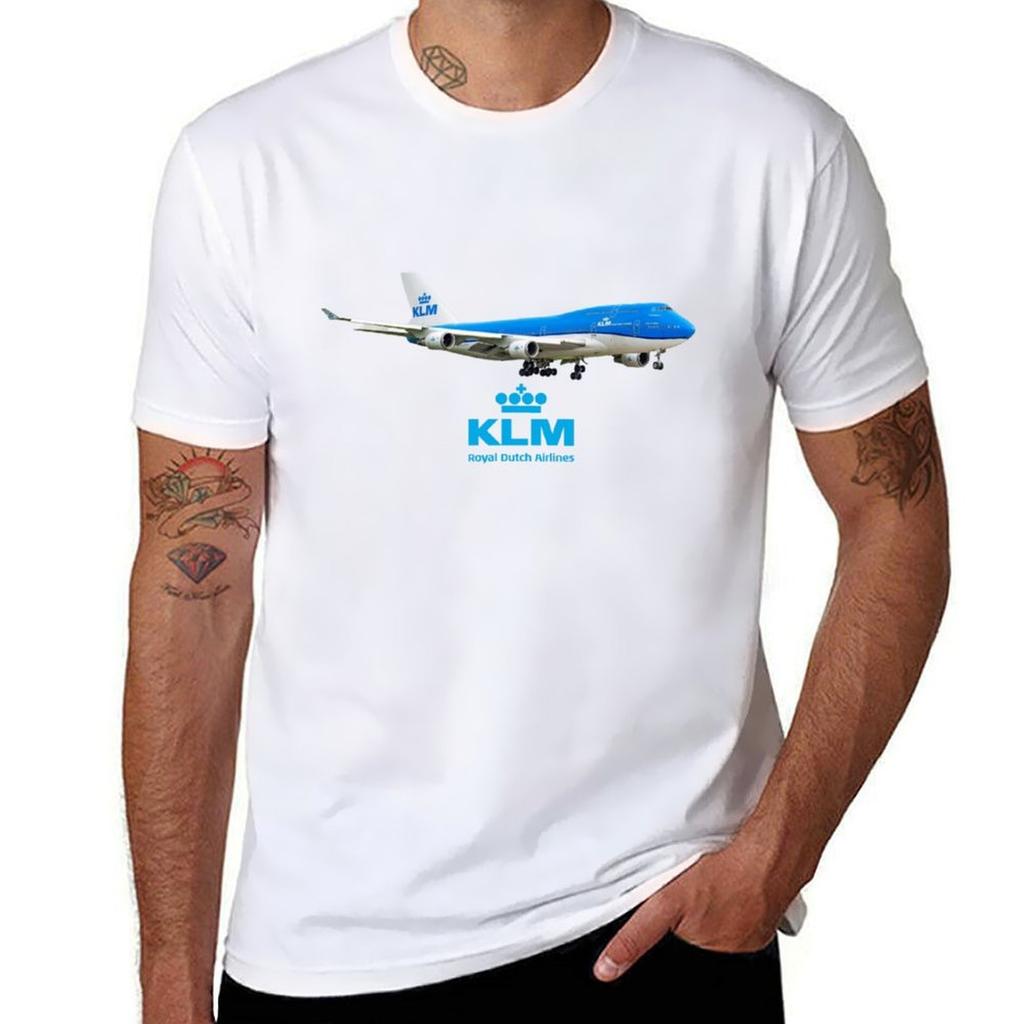 Klm Airlines Tshirt Lightweight Cooling Short Sleeve Tee