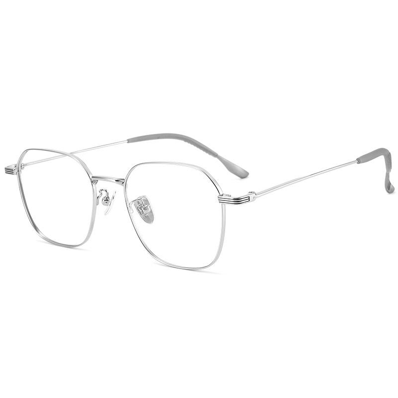 Japanese Korean Series Titanium Glasses Frame Ultra-Light Retro Women'S Glasses Frame Square Anti Blue Ray Computer Eyeglasses