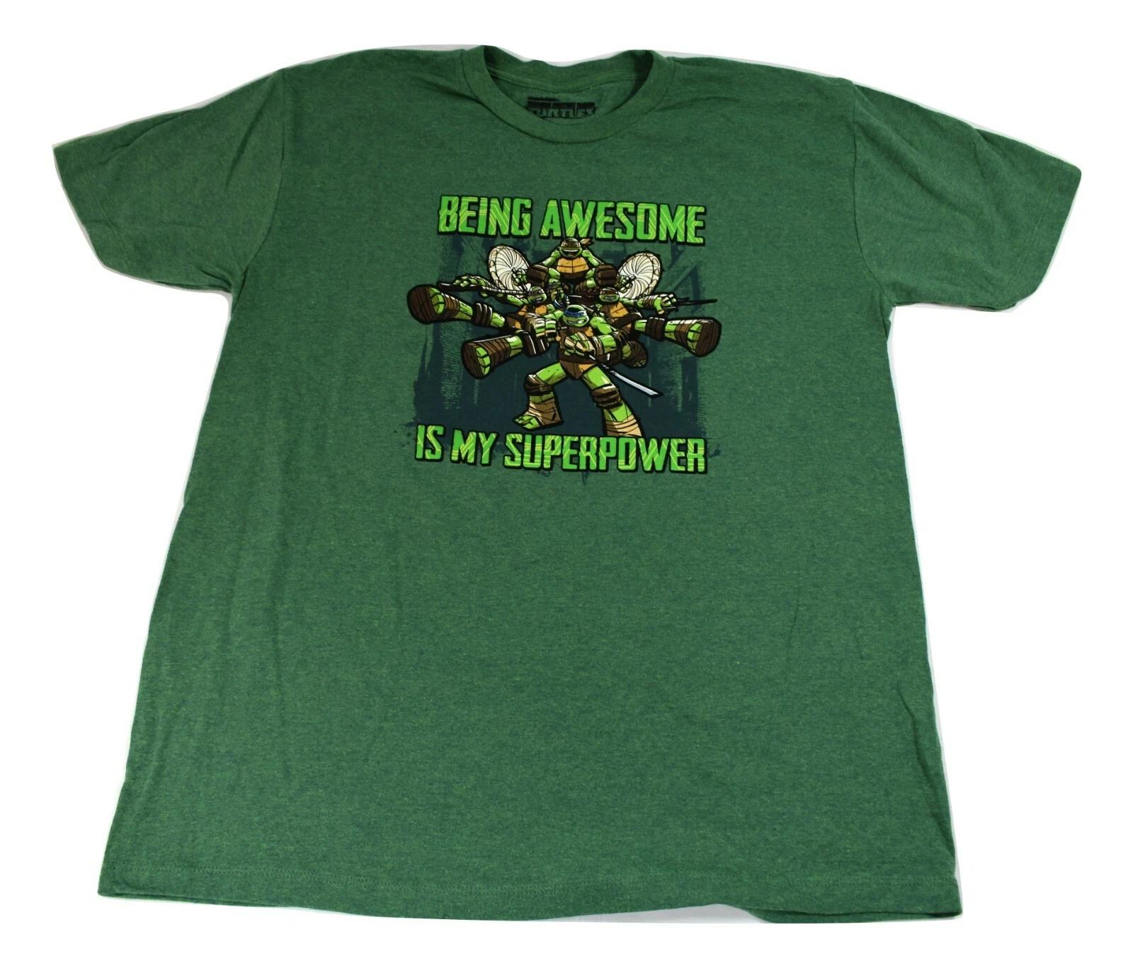 

Teenage Mutant Ninja Turtles Mens Being Awesome Is My Superpower Shirt New L 3XL