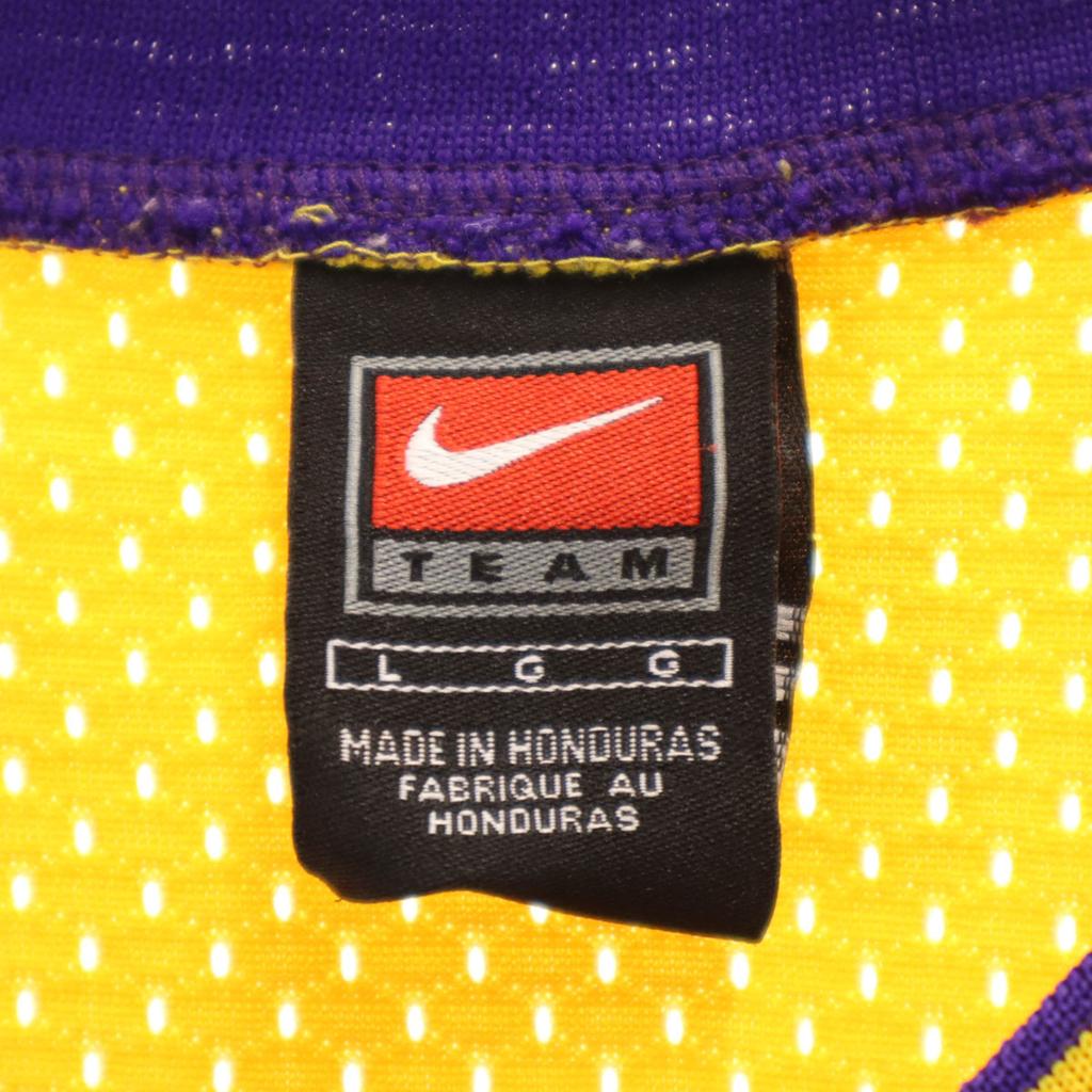 Nike NBA LAKERS BRYANT 8 No Sleeve Mesh Game Shirt Tank Top L Lakers Men's Used