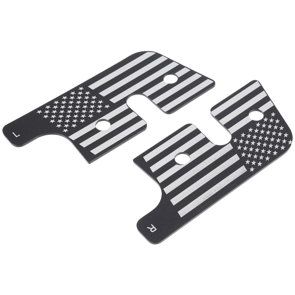Sun Visor Repair Kit, Aluminum Sun Visor Clips Car Accessories Replacement for Jeep Wrangler JK JL Gladiator 2018 To