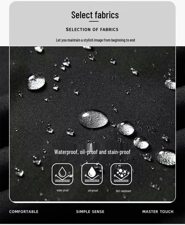 Men's American Style Cleanfit Quilted Harrington Bomber Jacket - Stand Collar, Autumn/Winter.