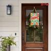 Happy Place Welcome Sign Colorful Floral Metal Wall Art 8x12 Inch Durable Home Garden Decor