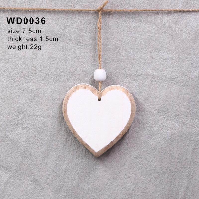 Vintage Wooden Heart Crosses: Retro Home Decor & Wedding DIY