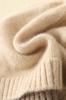 Aecsoc 100% Cashmere Beret, One Size Fits All, Knit Cap for Men and Women, QPS801 (Beige)