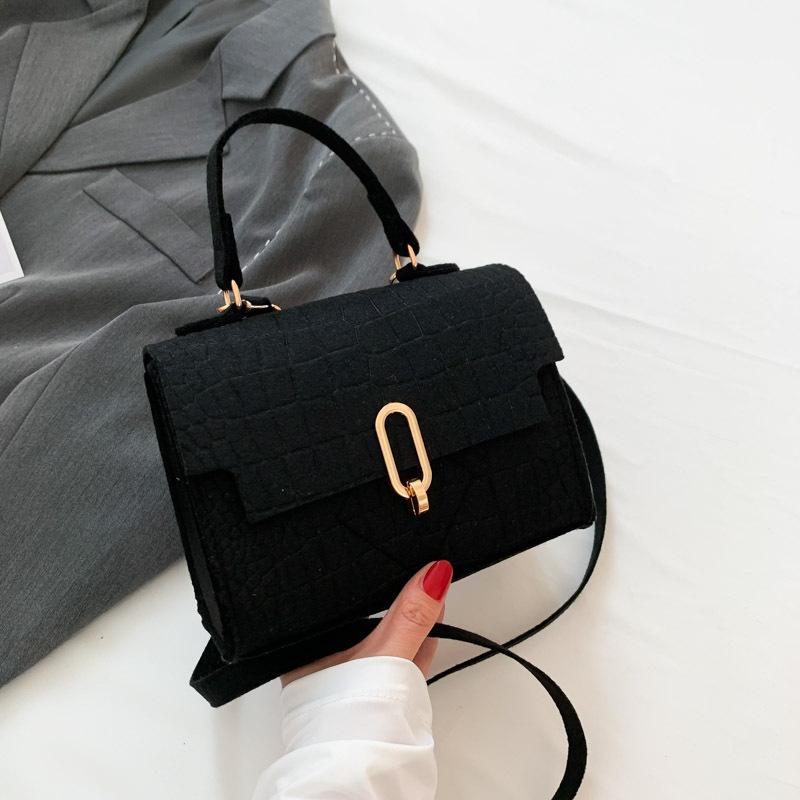 Retro einfache kleine quadratische Tasche Persönlichkeit und schöne Schultertasche Sommer neue Mode Trend Umhängetasche Handtasche