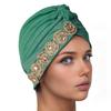 Women Headscarf Elastic Head Circumference Twisted Design Turban Hat