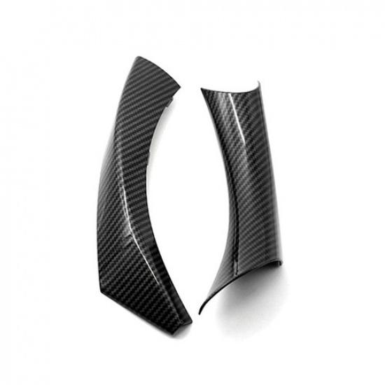 Right Carbon Inner Door Panel Handle Pull Cover Trim For BMW 3 Series E90 04-12