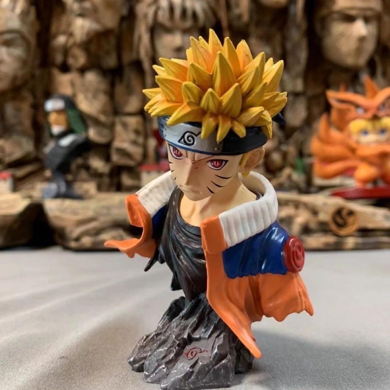 10cm NARUTO Figurine Young Uzumaki Naruto Figure PVC Statue Model Collectible Toys Gifts