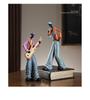 Xianci Retro Band Figure Ornament for Home and Living Room Decor, Perfect for Wine Cabinet, Bookcase, or Electronic Organ Display.