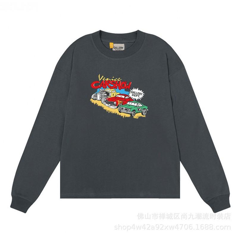 T-shirt Lunga Unisex Oversize in Cotone con Stampa Grafica Streetwear Casual per Adolescenti Adulti